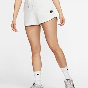 Nike Women's Athletic White Shorts
